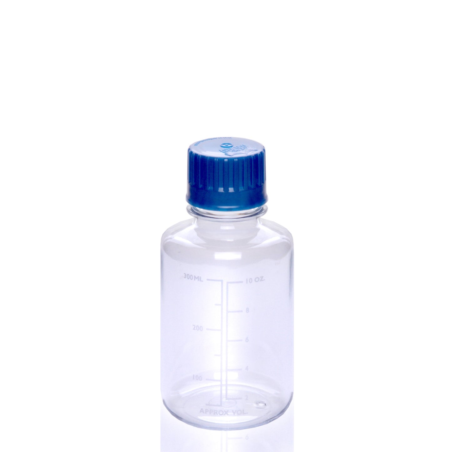 TriForest RPC0300C, 300ml Round Polycarbonate Bottle, Standard Cap