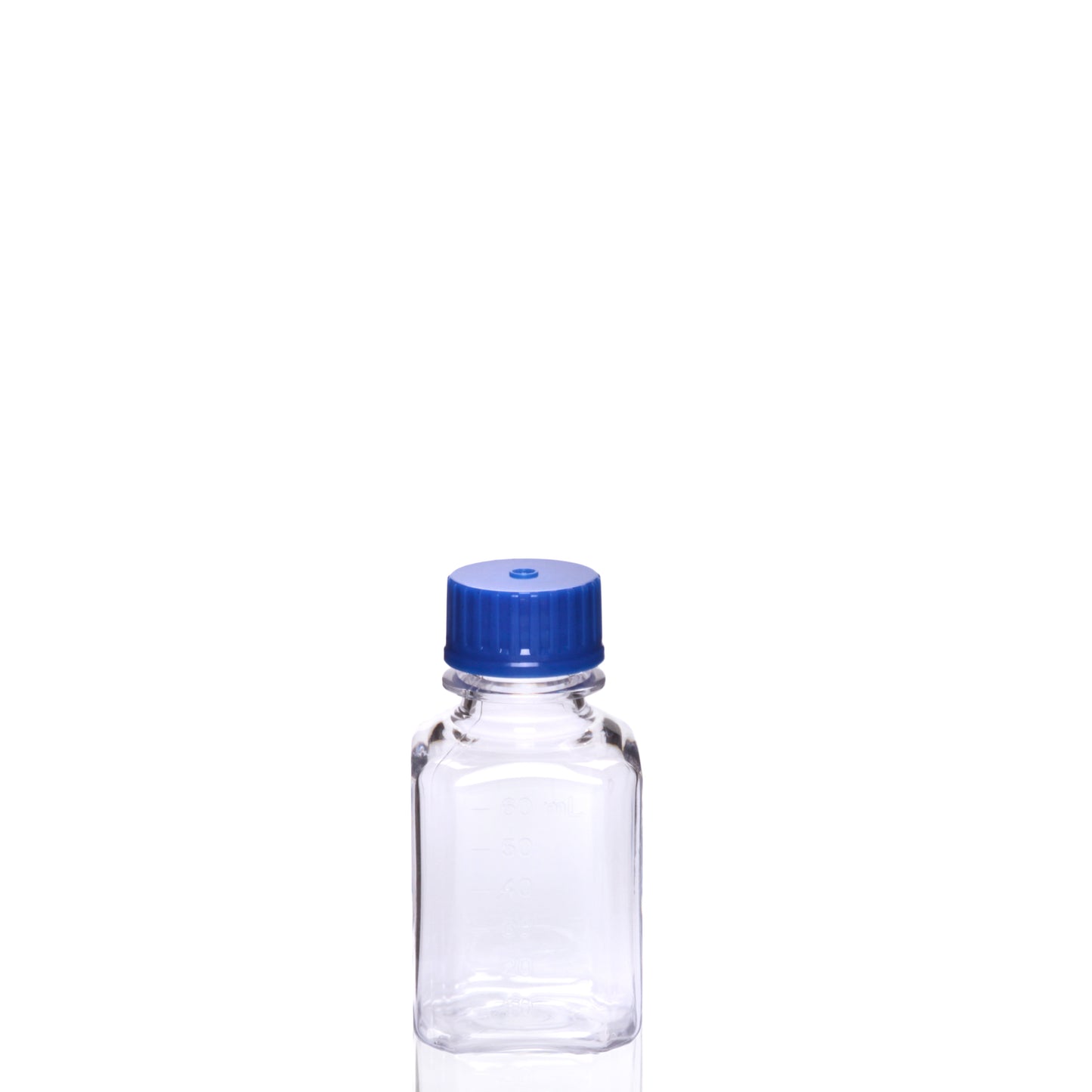 TriForest BPC0060, 60ml Square Polycarbonate Bottle, Standard Cap