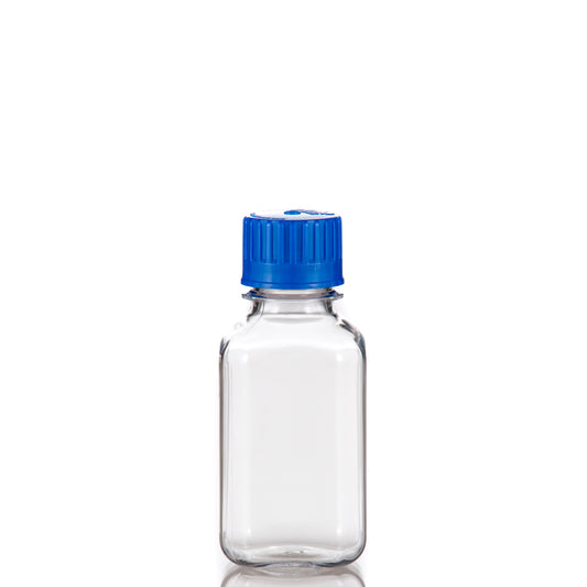 TriForest BGC0250S-B, 250ml PETG Media Bottle, Standard Cap w/Plastic Shrink Seal, Sterile