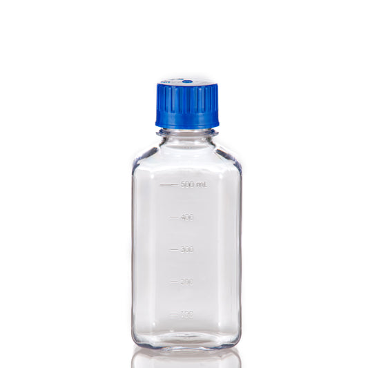 TriForest BPC0500, 500ml Square Polycarbonate Bottle, Standard Cap