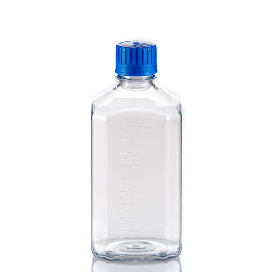 TriForest BPC1000, 1000ml Square Polycarbonate Bottle, Standard Cap